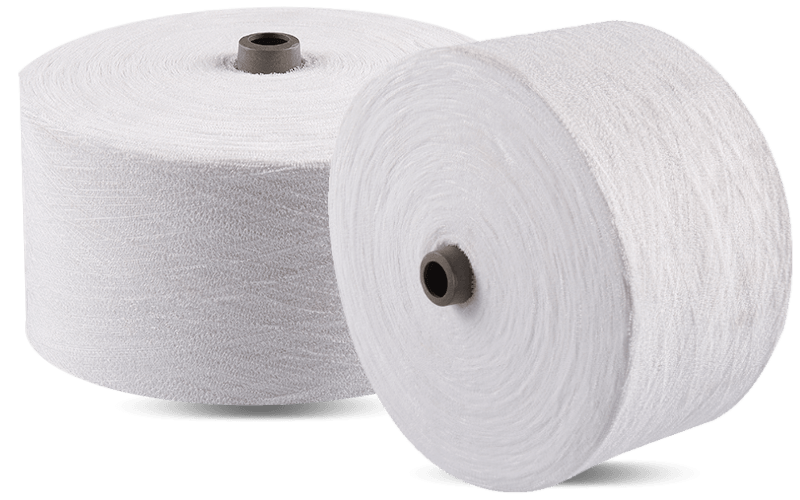 Spinngefärbtes Garn